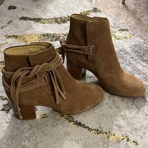 rag & bone Tan Suede Ankle Boots